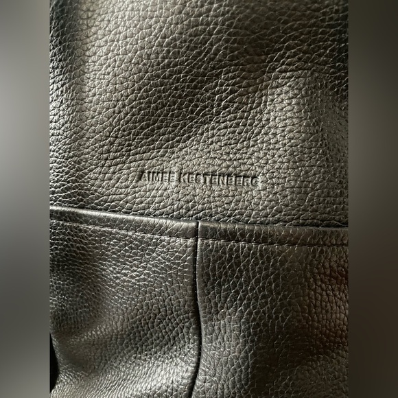 Aimee Kestenberg Tamitha Backpack Purse. Leather/velvet with gold accents. - Picture 11 of 13